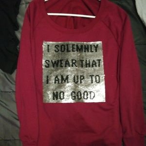 Harry Potter mermaid sequin sweat shirt.